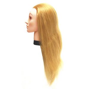 Fryzjerska główka treningowa włosy blond 55-60cm